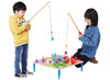Visspel - sorteerspel - Gogo Toys - cijfers - kleur - hout - vissen - per spel
