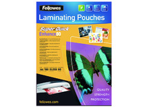 Lamineerfolie - Fellowes - glanzend - A4 - 80 micron - set van 100