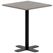 TAFEL - CENTRALE VOET - KRUISVOET - 80 X 80 CM - 76 CM