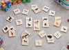 Puzzel - evolutiepuzzel - tickit Domestic Animal Family Match - huisdieren - 7 cm - hout - vierkant - per stuk