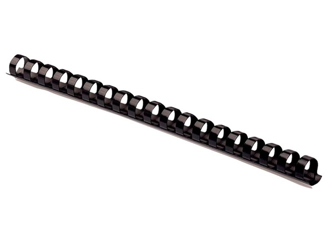 Inbindmachine - Apex - bindrug 12 mm - kunststof - zwart - set van 100