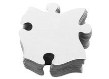 Puzzel - karton - puzzelstuk - groot - set van 30
