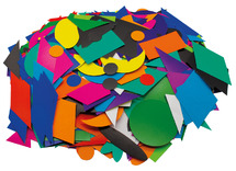 Knutselpapier - geo papiervormen - set van 800 assorti