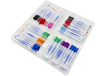 Stiften - whiteboard stiften - BIC Velleda 1721 - fijn - voordeelpakket - set van 72 assorti