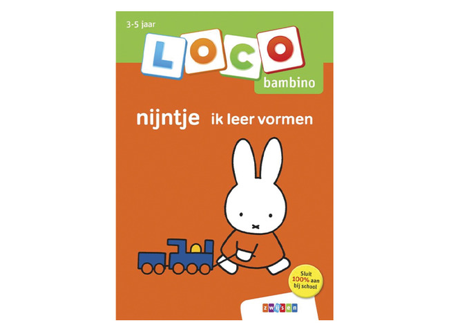 Boek - Loco Bambino - Nijntje - ik leer vormen - oefenboekje voor basisdoos - zelfcontrole - per stuk