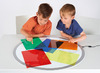 Transparanten - tickit Acetate Colour Sheets - A4 - kunststof - gekleurd - voor lichtbord - set van 5 assorti