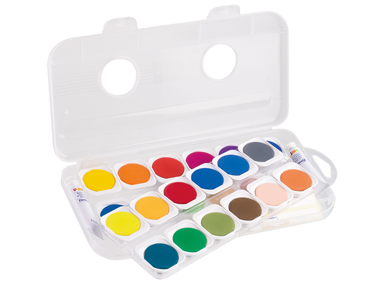 Maladroit gastheer Slordig Verf - aquarel - waterverf - Primo - set van 24 assorti - Baert