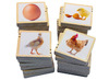 Puzzel - tickit Wooden Lifecycle Tiles - levenscyclus - 7 cm - hout - evolutiepuzzel - vierkant - per stuk
