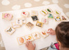 Puzzel - tickit Wooden Lifecycle Tiles - levenscyclus - 7 cm - hout - evolutiepuzzel - vierkant - per stuk