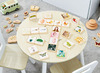 Puzzel - tickit Wooden Lifecycle Tiles - levenscyclus - 7 cm - hout - evolutiepuzzel - vierkant - per stuk