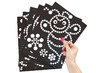 Deco - stickers - rondjes met opdrachtkaarten - assortiment van 8