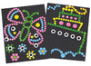 Deco - stickers - rondjes met opdrachtkaarten - assortiment van 8
