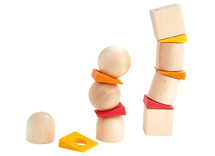 Bouwset - blokken - HABA - 3D compositiespel - Balanceertorens - per set