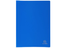 Mappen - presentatiemap - Exacompta - A4 - 50 tassen - blauw - per stuk