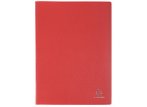 Mappen - presentatiemap - Exacompta - A4 - 50 tassen - rood - per stuk