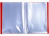 Mappen - presentatiemap - Exacompta - A4 - 50 tassen - rood - per stuk