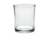 Theelichthouder - glas - 4,5 x 6,5 cm - set van 12