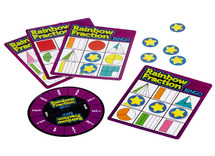Rekenpel - Learning Resources - Rainbow Fraction Bingo - breuken - bingo - per spel