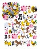 Foam - stickers - boerderijdieren - mousse assortiment van 96