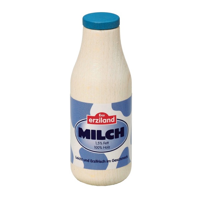 Voedingsset - imitatievoeding - ontbijt - melk - hout - per stuk