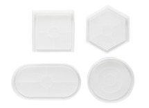 Mallen - siliconen - verschillende vormen - set van 4