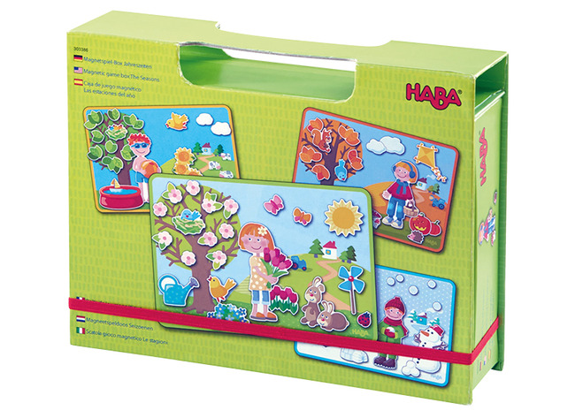 Spel - analyse - HABA - de seizoenen - herfst - winter - lente - zomer - magnetisch - per spel