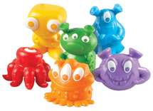 Sorteerfiguren - Learning Resources Grab & Sort Fine Motor Alien Counters - fijne motoriek - set van 37 assorti