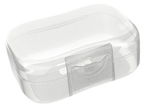 Opbergdoos - snackbox - koekendoos - transparant - clipsysteem - per stuk