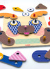Spel - montagespel - Djeco CreaFaces - gekke dierengezichten - hout - per spel