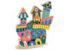 Spel - contructiespel - Djeco Ze Stakaboom - stapelspel - hout - per spel