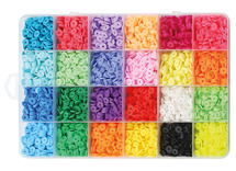 Parels - Heishi - 0,6 cm diameter - set van 5000 assorti