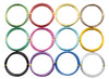 Aluminiumdraad - plooidraad - gekleurd - 0,2 cm diameter - set van 12 assorti
