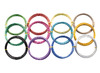 Aluminiumdraad - plooidraad - gekleurd - 0,2 cm diameter - set van 12 assorti