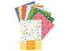 Knutselpapier - bloemen - set van 96 assorti