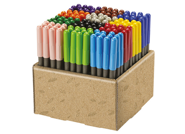 Stiften - kleurstiften - Carioca Joy Ecofamily - fijne punt - voordeelpakket - set van 144