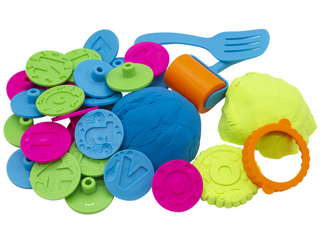 Zand - boetseerzand - Educational Insights Playfoam Sand ABC Cookies Set - speelzand - alfabet koekjes - boetseren - per set