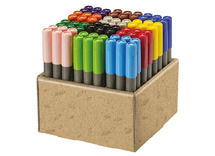 Stiften - kleurstiften - Carioca - Jumbo - Ecofamily - dikke punt - schoolset - set van 72
