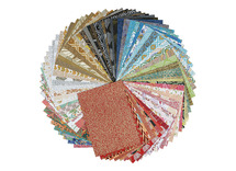 Creapapier - Wereldpapier - Set van 80 assorti