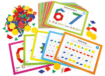 Kleur en vorm - Learning Resources - legblokken activiteitenset - per spel