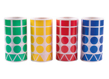 Stickers - Apli - geometrisch - 20 mm - set van 8260 assorti