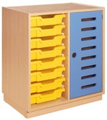 KAST ART - 2-KOLOMS - MET SCHARNIERDEUR