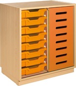 KAST ART - 2-KOLOMS - MET SCHUIFDEUR