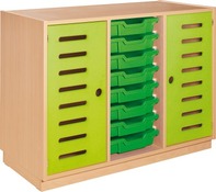 KAST ART - 3-KOLOMS - MET 2 SCHARNIERDEUREN