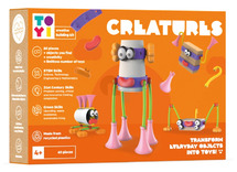 Bouwset - Toyi Creatures Building Kit - upcycling - recycleren - set van 60 assorti