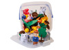Figuren - Viking Toys - mannetjes - dieren - bomen - spelfiguren - dierentuin - set van 50 assorti