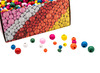 Kralen - hout - klasbox - set van 1 kg assorti