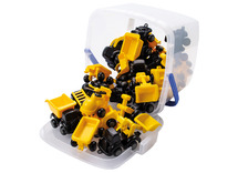 Speelgoed - voertuigen - Viking Toys Mini Chubbies - traktor - camion - graafmachine - set van 20 assorti