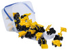 Voertuigen - werkvoertuigen - Viking Toys Mini Chubbies - traktor - camion - graafmachine - set van 20 assorti