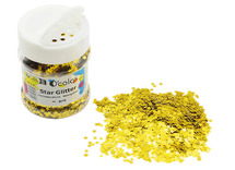 Pailletten - sterren - goud - decoratie - set van 65 g assorti