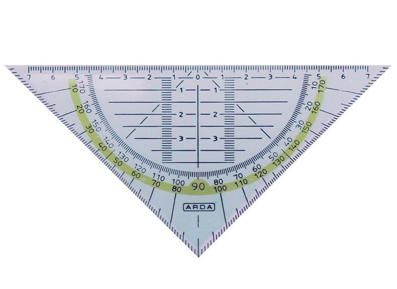 Equerre géométrique 16 cm